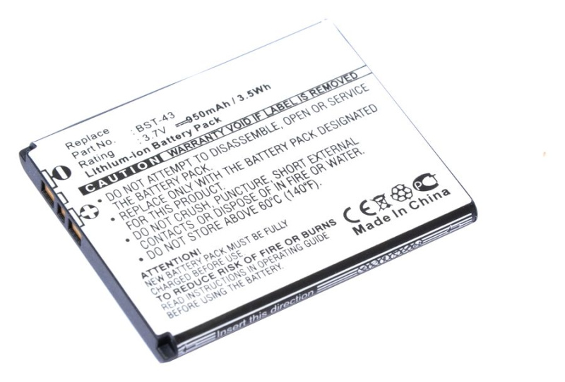 Аккумулятор Pitatel SEB-TP005 для Sony Ericsson Elm , Mix Walkman, TxT , TxT Pro, Xperia X2, 950mAh