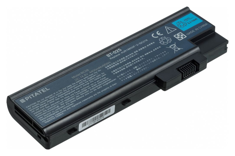 Аккумуляторная батарея Pitatel BT-025 для ноутбуков Acer Aspire 3660, 5600, 7000, 7100, 9400, Travelmate 4220, 4670, 5100, 5600