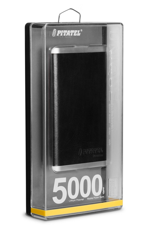Внешний аккумулятор Pitatel Unique U1, 5000mAh, черный, 5000mAh