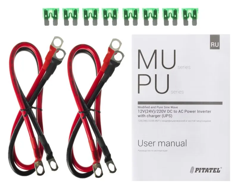 Инвертор / ИБП Pitatel KV-MU2000.12 (12В/220В, модифицированный синус, ИБП, 2000Вт)