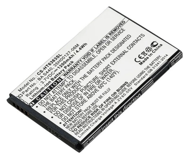 Аккумулятор Pitatel SEB-TP1013 для HTC A6363, A3333, A6388, Legend, Droid Eris, G6, Buzz, Wildfire, Google G6, 1300mAh