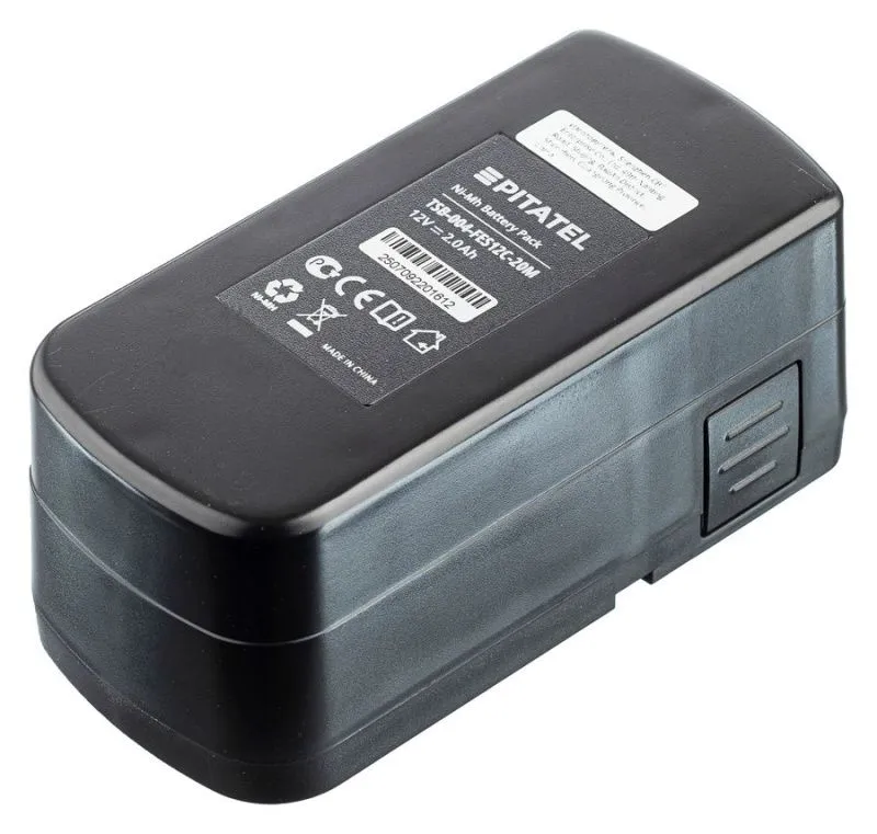 Аккумуляторная батарея Pitatel TSB-004-FES12C-20M (FESTOOL p/n: 491821), Ni-Mh 2.0Ah 12V