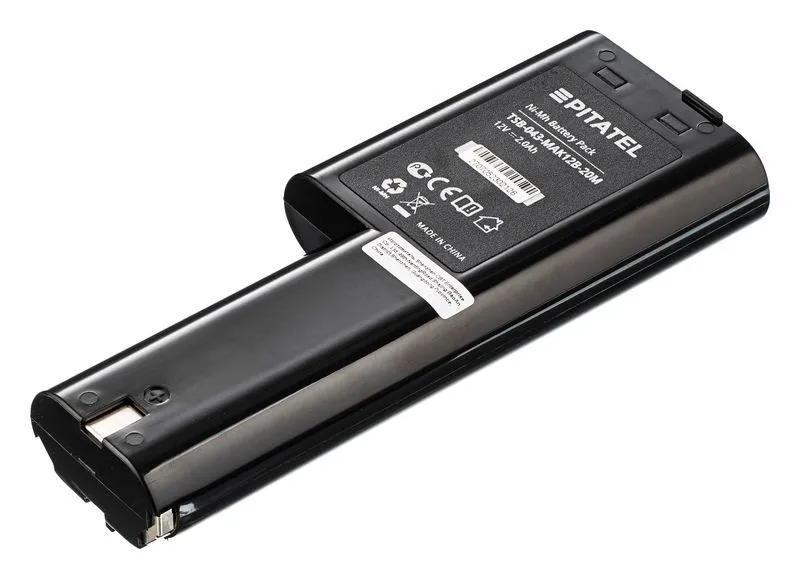 Аккумуляторная батарея Pitatel TSB-043-MAK12B-20M (MAKITA p/n: 1210, 632277-5,5092D, 6011D, 5092DW, 6011DW, 809432), Ni-Mh 12V 2.0Ah