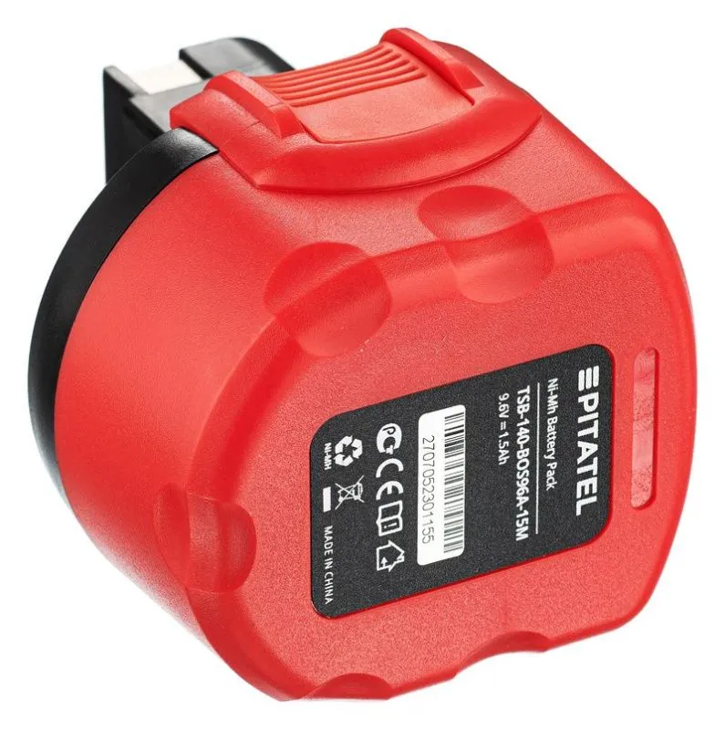 Аккумуляторная батарея Pitatel TSB-140-BOS96A-15M (BOSCH p/n: 2607335707, 2607335272, 2607335260, BAT0408), Ni-Mh 9.6V 1.5Ah
