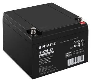 аккумулятор pitatel hr26-12, 12v 26ah