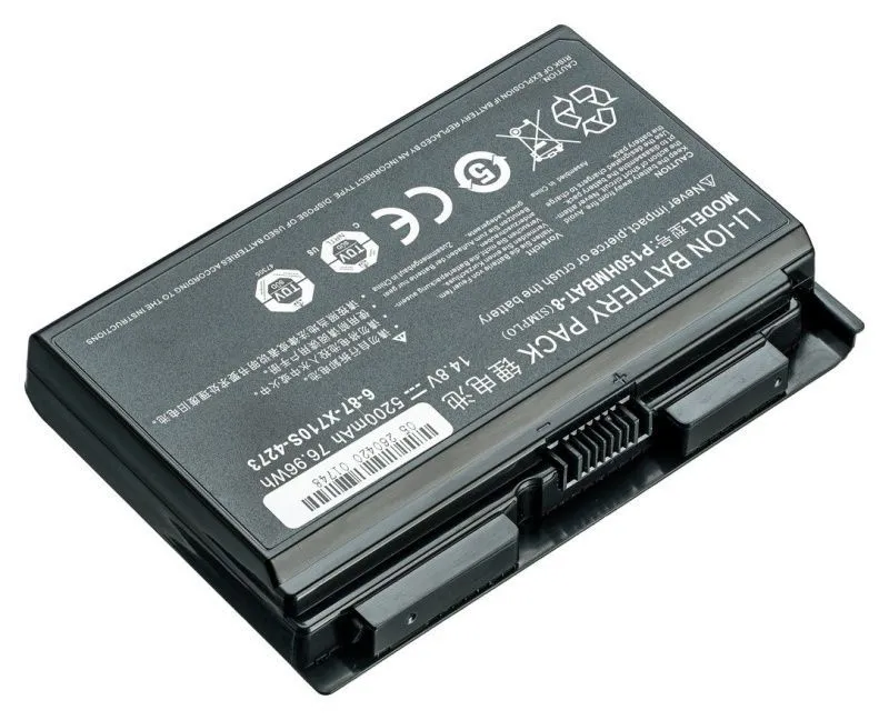 Аккумуляторная батарея Pitatel BT-800 для Clevo P150HMBAT-8