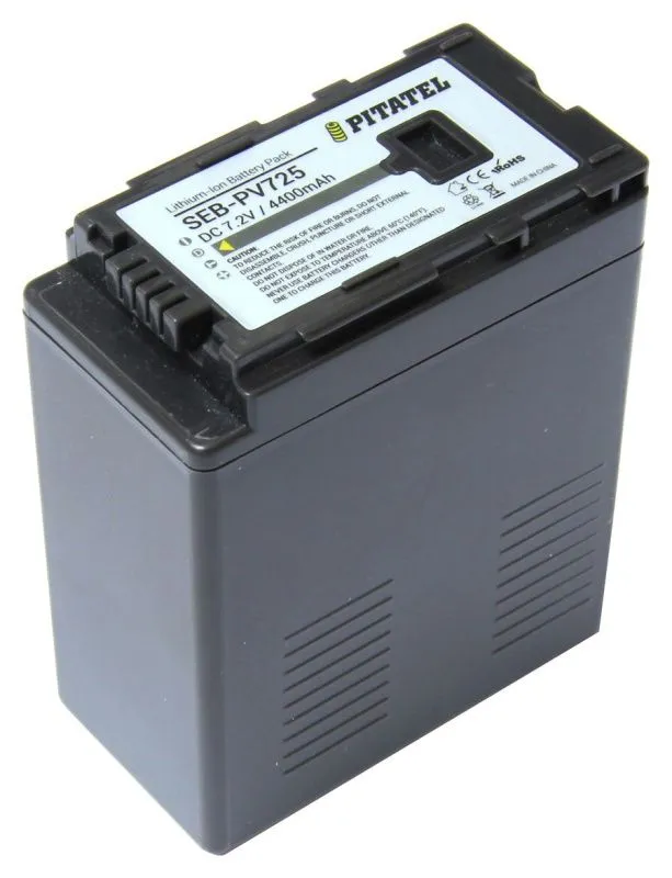 Аккумулятор Pitatel SEB-PV725 для Panasonic AG-AC, AF, HCK, HMC Series, 4400mAh
