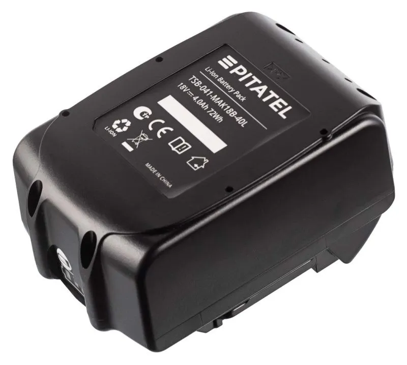 Аккумуляторная батарея Pitatel TSB-041-MAK18B-40L (MAKITA p/n: 194205-3, BL1830), 18V 4.0Ah
