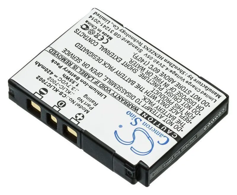 Аккумулятор Pitatel SEB-PV403 для Kodak EasyShare V530, V603, 420mAh