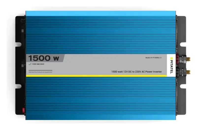 Инвертор Pitatel KV-P1500RU.12 (12В/220В, чистый синус, 1500Вт)