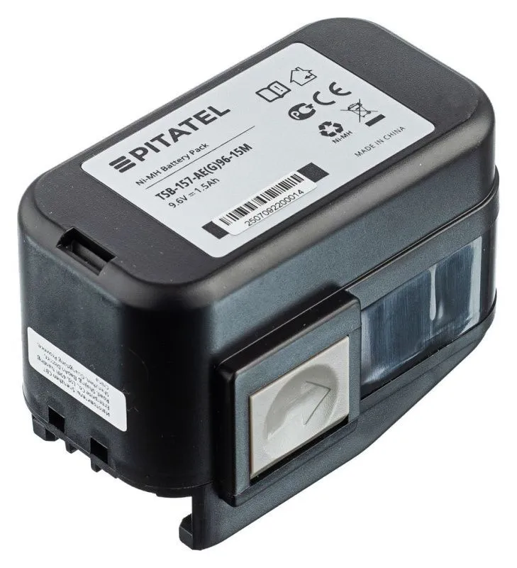 Аккумуляторная батарея Pitatel TSB-157-AE(G)96-15M (AEG p/n: B9.6, BX9.6, BXS9.6, MX9.6 ), Ni-Mh 9.6V 1.5Ah