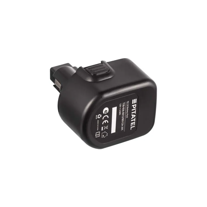 Аккумуляторная батарея Pitatel TSB-056-DE12/BD12A-20C (DEWALT p/n: DC9071, DE9037, DE9071, DE9074), Ni-Cd 12V 2.0Ah