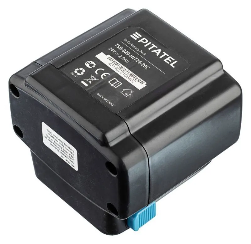 Аккумуляторная батарея Pitatel TSB-029-HIT24-20C (HITACHI p/n: EB 2430HA, EB 2430R, EB 2433X), Ni-Cd 24V 2.0Ah