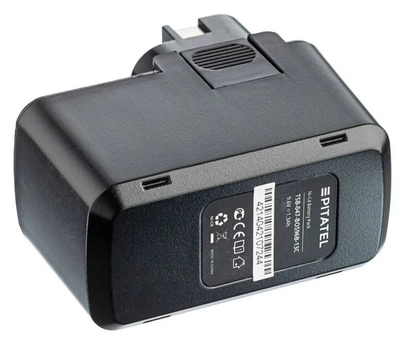 Аккумуляторная батарея Pitatel TSB-047-BOS96B-13C (BOSCH p/n: 2607335037, 2607335072, 2607335089, 2607335152, 2607335230), Ni-Cd 9.6V 1.3Ah