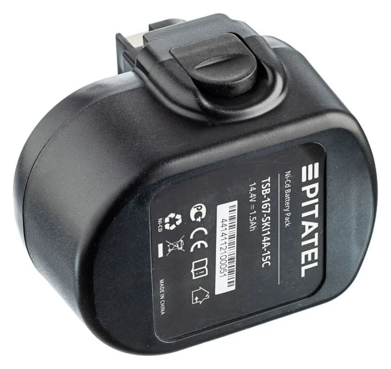 Аккумуляторная батарея Pitatel TSB-167-SKI14A-15C (SKIL p/n: 256, 2565, 2567, 2568, 2575, 2584), Ni-Cd 14.4V 1.5Ah
