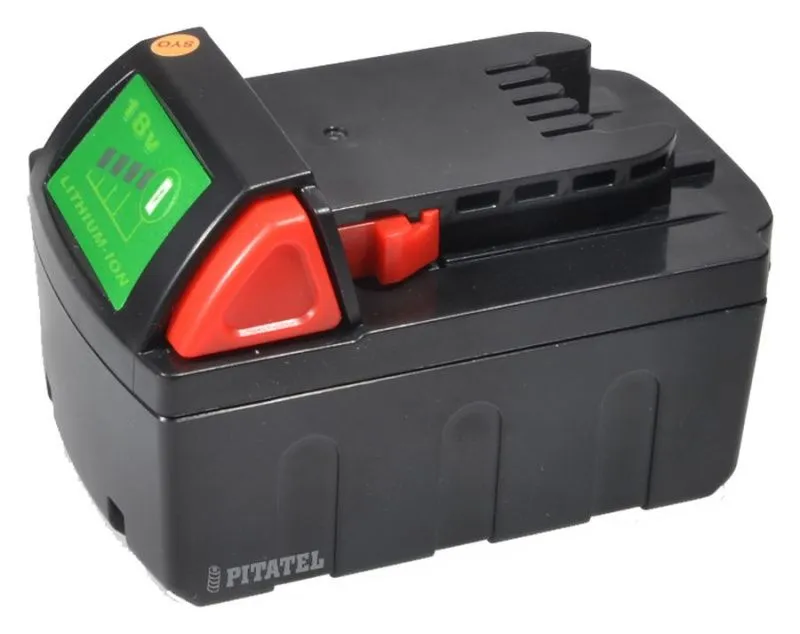 Аккумуляторная батарея Pitatel TSB-212-MIl18D-40L (MILWAUKEE p/n: 48-11-1828, 48-11-181548-11-1828, 48-11-181548-11-1828, 48-11-181548-11-1828, 48-11-181548-11-1828, 48-11-1815), Li-Ion 18V 4.0Ah