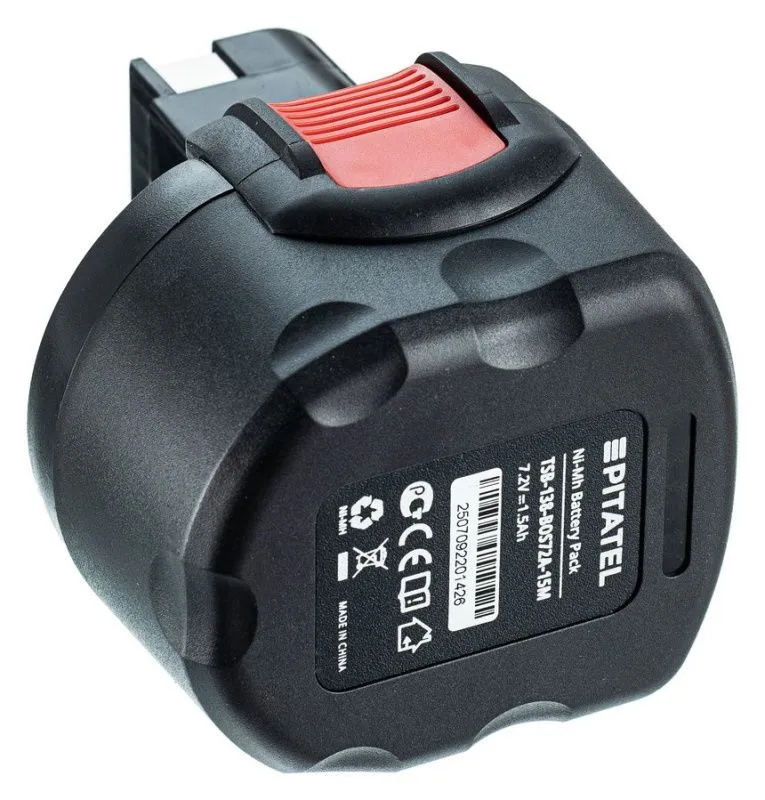 Аккумуляторная батарея Pitatel TSB-138-BOS72A-15M (BOSCH p/n: 2607335587), Ni-Mh 7.2V 1.5Ah