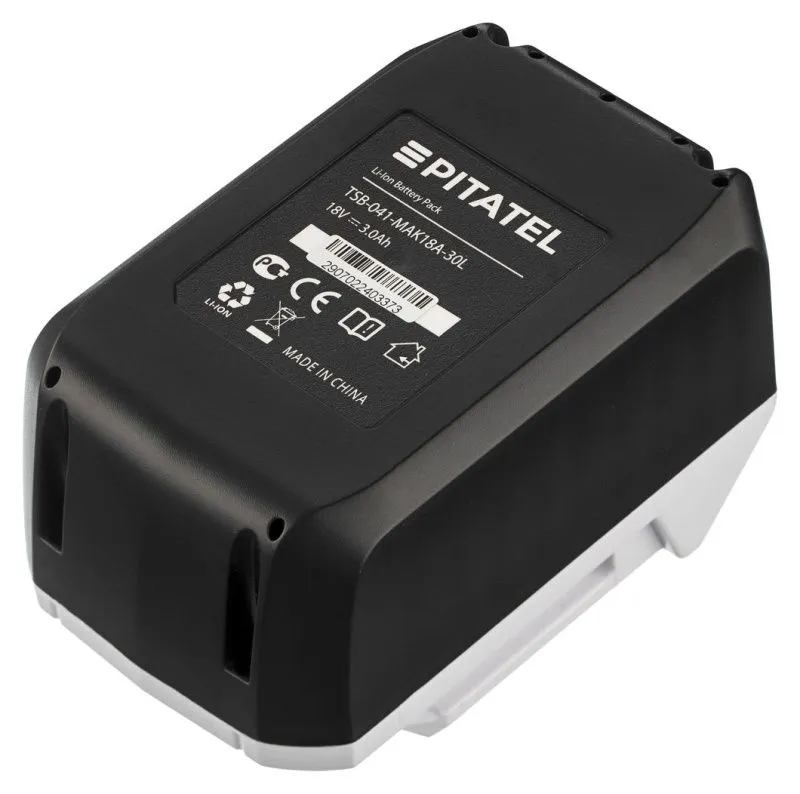 Аккумуляторная батарея Pitatel TSB-041-MAK18A-30L (MAKITA p/n: 198186-3, BL1815G), Li-Ion 18V 3.0Ah