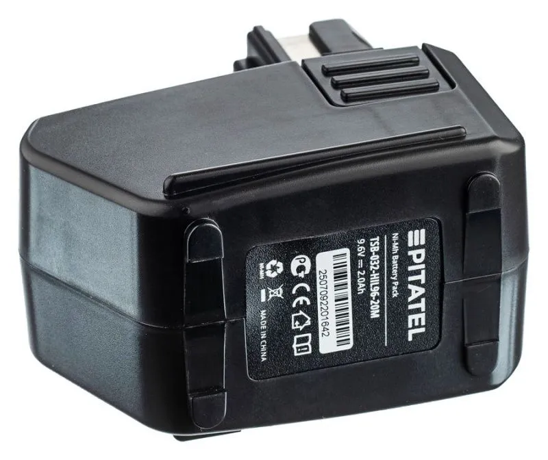 Аккумуляторная батарея Pitatel TSB-032-HIL96-20M (HILTI p/n: 315078, 315079, 334584, 21835001, BP10, SBP10, SFB105), Ni-Mh 9.6V 2.0Ah