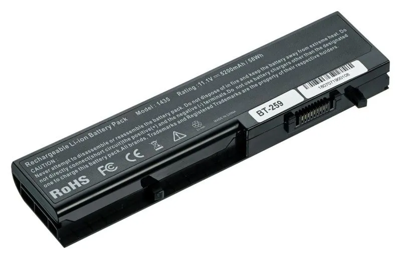 Аккумуляторная батарея Pitatel BT-259 для ноутбуков Dell Studio 14, 1435, 1436