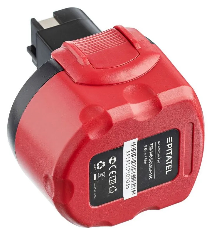 Аккумуляторная батарея Pitatel TSB-140-BOS96A-15C (BOSCH p/n: 2607335707, 2607335272, 2607335260, BAT0408), Ni-Cd 9.6V 1.5Ah
