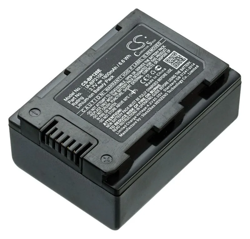 Аккумулятор Pitatel SEB-PV828 для Samsung HMX-H200, H203, H204, H205, S10, S15, S16, , 1800mAh