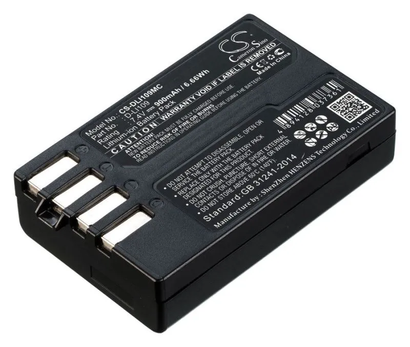 Аккумулятор Pitatel SEB-PV908 для Pentax K-R, 1100mAh