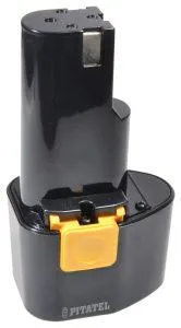 аккумуляторная батарея pitatel tsb-064-mil96a-20m (milwaukee p/n: 48-11-0080), ni-mh 9.6v 2.0ah