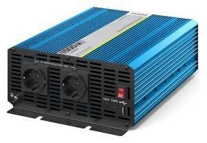 с чистой синусоидой инвертор pitatel kv-p1500ru.24 (24в/220в, чистый синус, 1500вт)