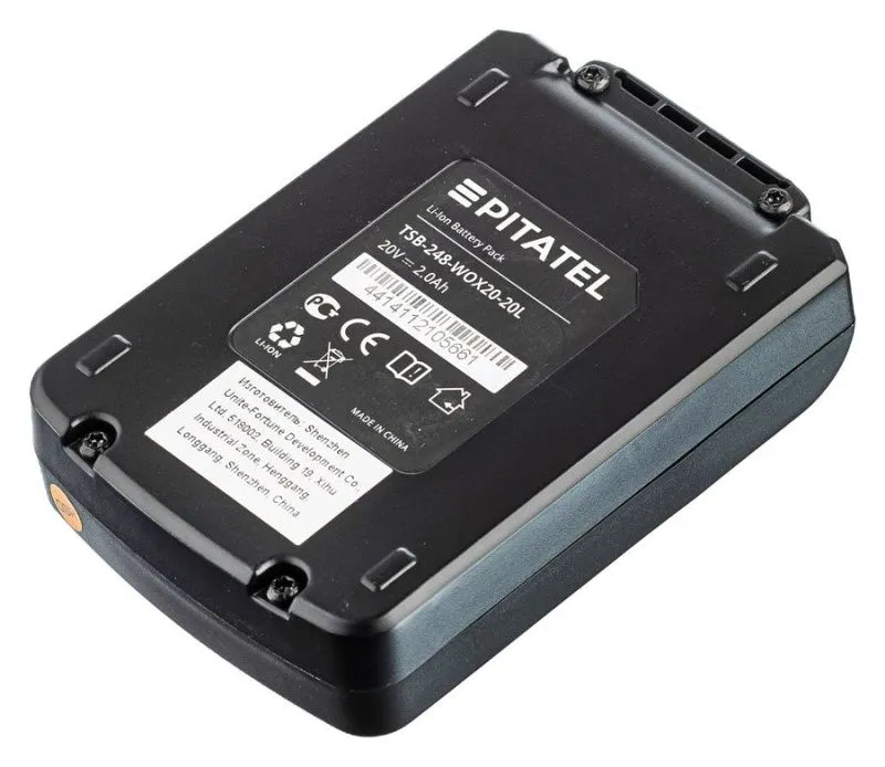 Аккумуляторная батарея Pitatel TSB-248-WOX20-20L (WORX p/n: WA3528), Li-Ion 2.0Ah 20V
