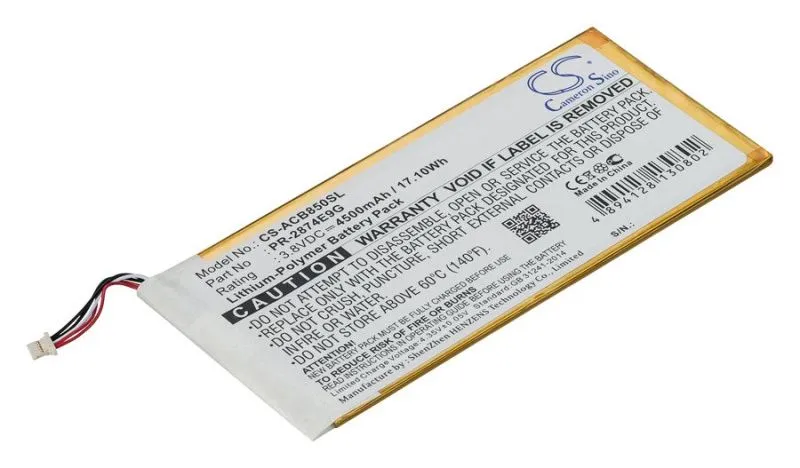 Аккумуляторная батарея TPB-035 для Acer A6001, Iconia One 8 B1-850