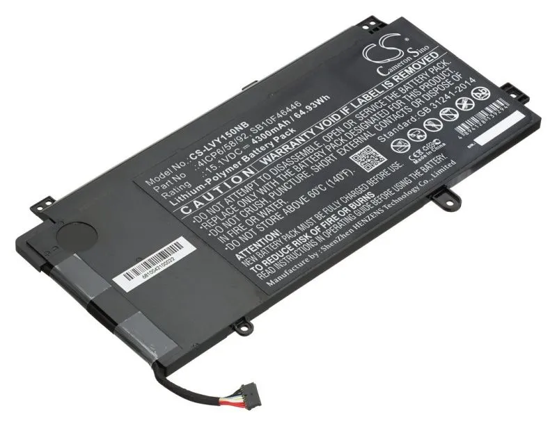 Аккумуляторная батарея Pitatel BT-1972 для Lenovo ThinkPad Yoga 15 Series