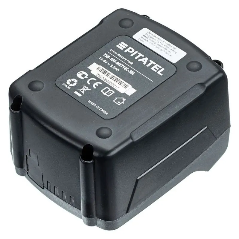 Аккумуляторная батарея Pitatel TSB-154-MET14C-30L (METABO p/n: BS14.4LTX), Li-Ion 14.4V 3.0Ah