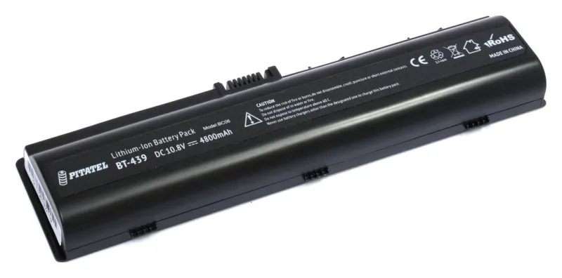 Аккумуляторная батарея Pitatel BT-439 для ноутбуков HP Pavilion dv2000, dv6000, dv6100, Compaq Presario V3000, V6000