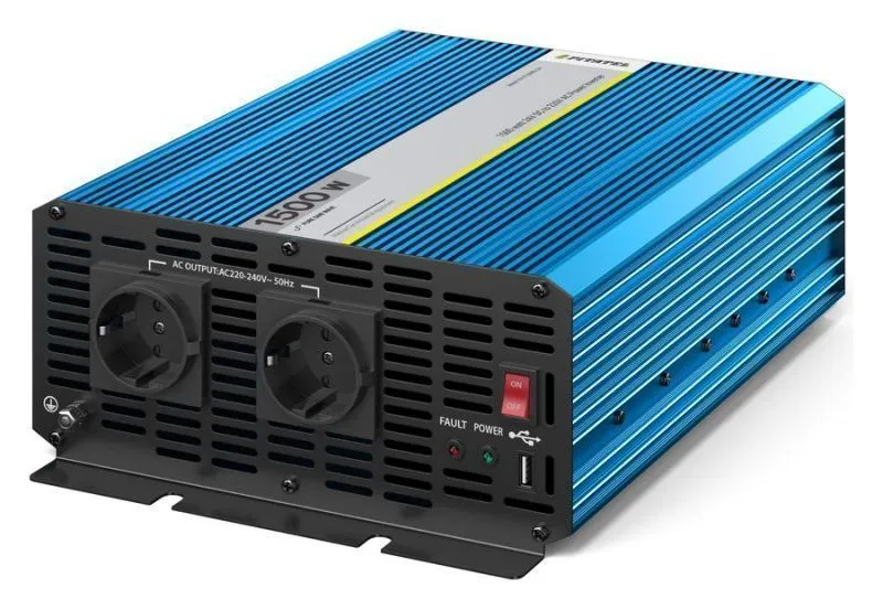 Инвертор Pitatel KV-P1500RU.24 (24В/220В, чистый синус, 1500Вт)