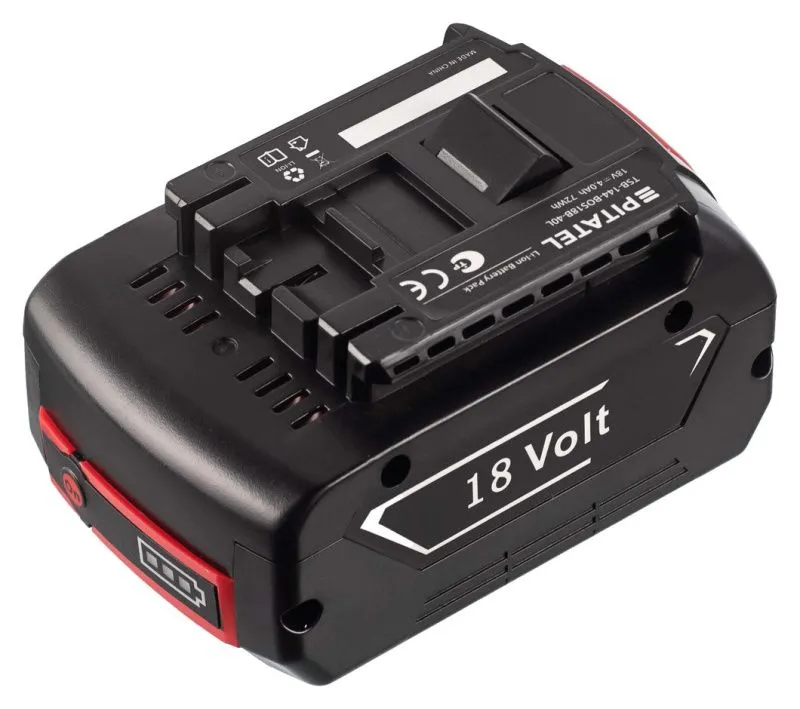 Аккумуляторная батарея Pitatel TSB-144-BOS18B-40L (BOSCH p/n: BAT609, BAT618), Li-Ion 18V 4.0Ah