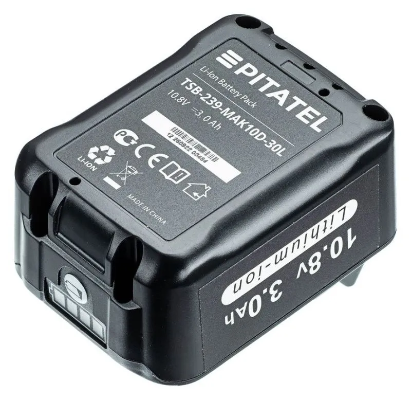 Аккумуляторная батарея Pitatel TSB-239-MAK10D-30L (MAKITA p/n: BL1020B), Li-Ion 3.0Ah 10.8V
