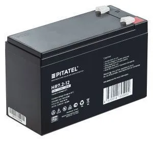аккумулятор pitatel hr7.2-12, 12v 7.2ah