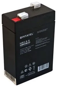 аккумулятор pitatel hr2.8-6, 6v 2.8ah