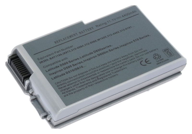 Аккумуляторная батарея Pitatel BT-213 для ноутбуков Dell Inspiron 500m, 600m, Latitude D500, D510, D600