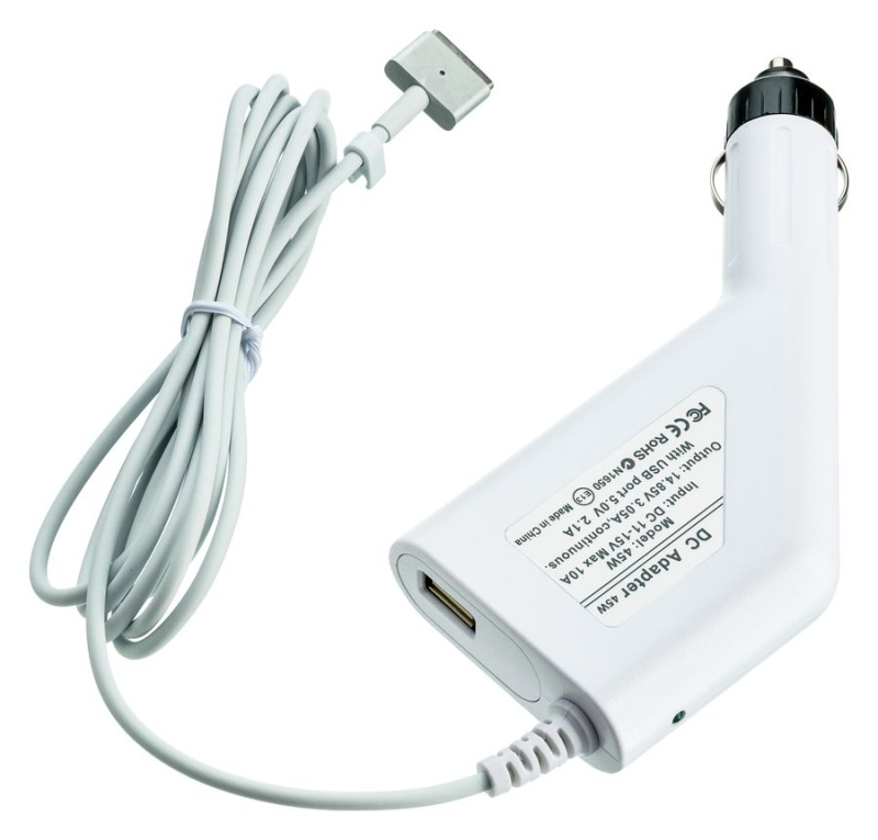 Автоадаптер Pitatel ADC-B25 для ноутбуков Apple 14.85V 3.05A (Magsafe 2 T)