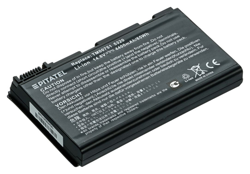 Аккумуляторная батарея Pitatel BT-034V для Acer TravelMate 6410, 6460, Extensa 5210, 5220 series