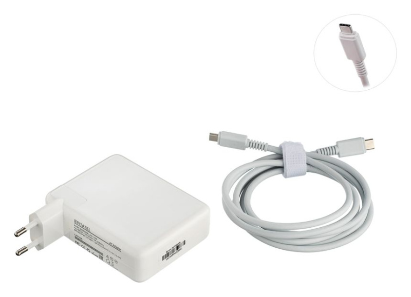 Блок питания Pitatel AD-326 для Apple, Asus, Dell, Lenovo, HP 140W (USB Type-C)