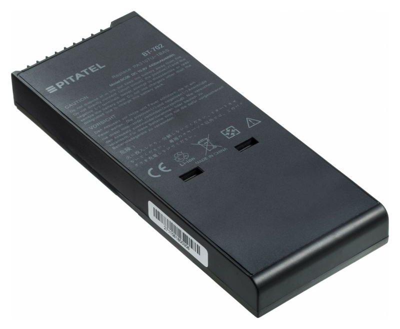 Аккумуляторная батарея Pitatel BT-702 для ноутбуков Toshiba Satellite 200, 300, 400, 2000, 4000, Satellite Pro 300, 400, 1800, 2100, 4200, 430