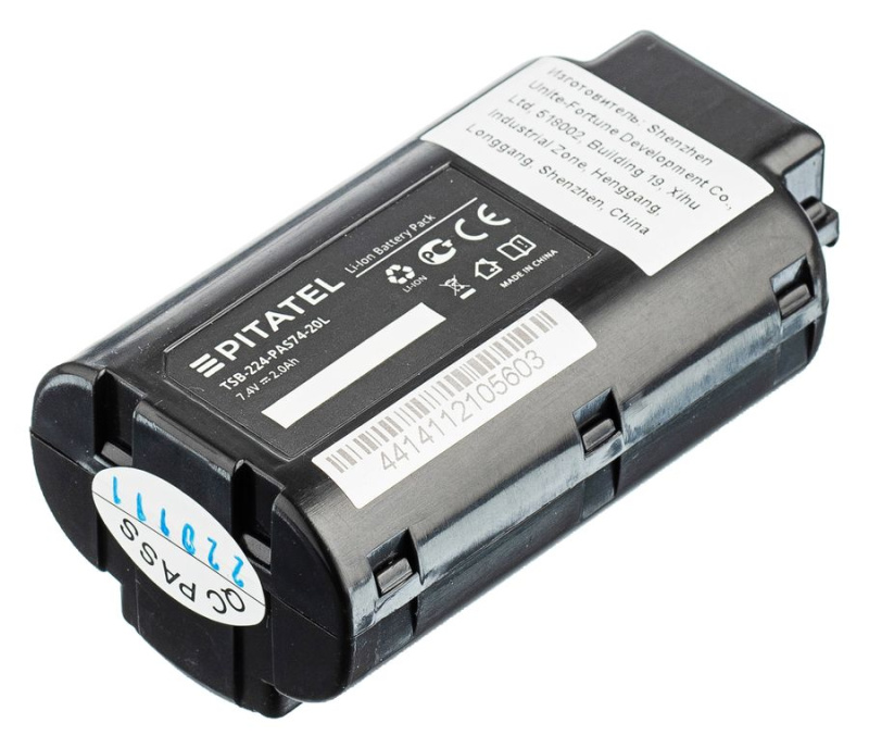 Аккумуляторная батарея Pitatel TSB-224-PAS74-20L (PASLODE p/n: 902654, 902600), Li-Ion 7.4V 2.0Ah