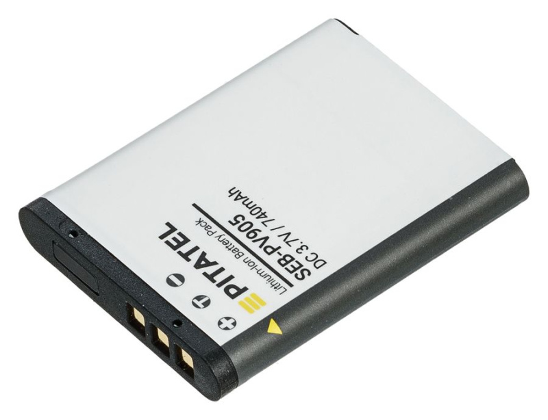 Аккумулятор Pitatel SEB-PV905 для Panasonic HX-DC1, DC10, DC15, WA10, Pentax Optio H90, P70, P80, 740mAh