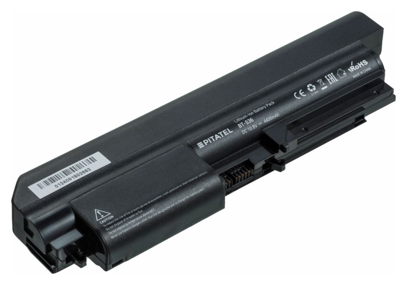 Аккумуляторная батарея Pitatel BT-536 для ноутбуков IBM ThinkPad T61, R61 (14" WXGA), T400, R400