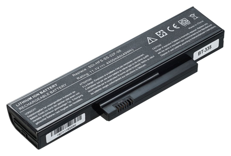 Аккумуляторная батарея Pitatel BT-335 для ноутбуков Fujitsu Siemens Amilo V5515, V5535, V5555, LA1703, LA1730