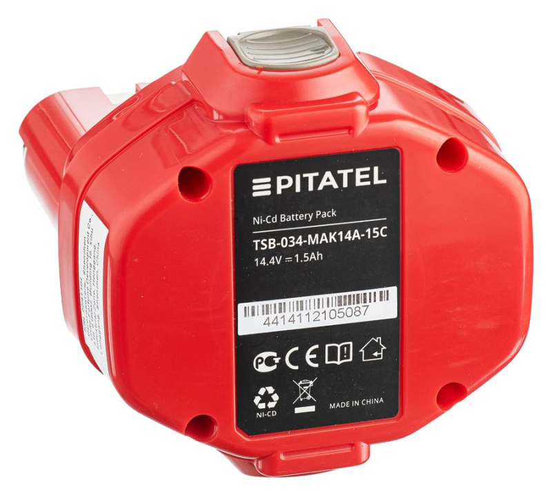 Аккумуляторная батарея Pitatel TSB-034-MAK14A-15C (MAKITA p/n: 1434, 193158-3, 1433), Ni-Cd 14.4V 1.5Ah