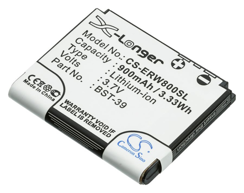 Аккумулятор Pitatel SEB-TP003 для Sony Ericsson K220, W380i, W508, W600, W910i, Z555i, 900mAh